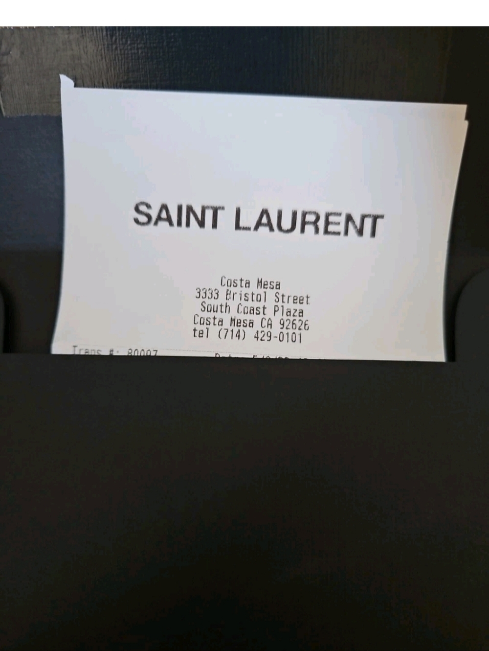 Saint Laurent Rive Gauche Raffia Pouch - Picture 11 of 11